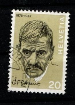 Tutti i francobolli: 1972 - Porträts - Ch.Ferdinand Ramuz – Usato da Schaffhausen venduto da poststamp