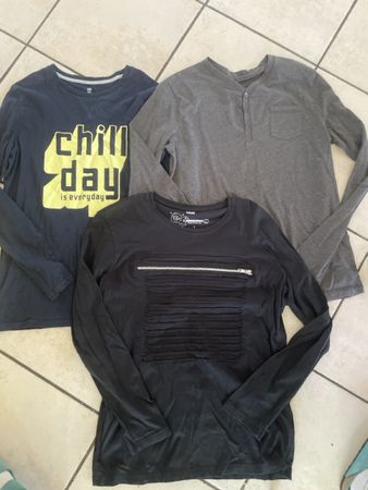 3 Langarmshirts Jungen Gr. 164 bpc neuwertig