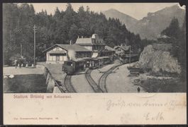 Station Brünig mit Restaurant  1903