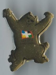Placchette & Badge: Lustiger Bär, Pin – Usato da Zürich venduto da t24_de