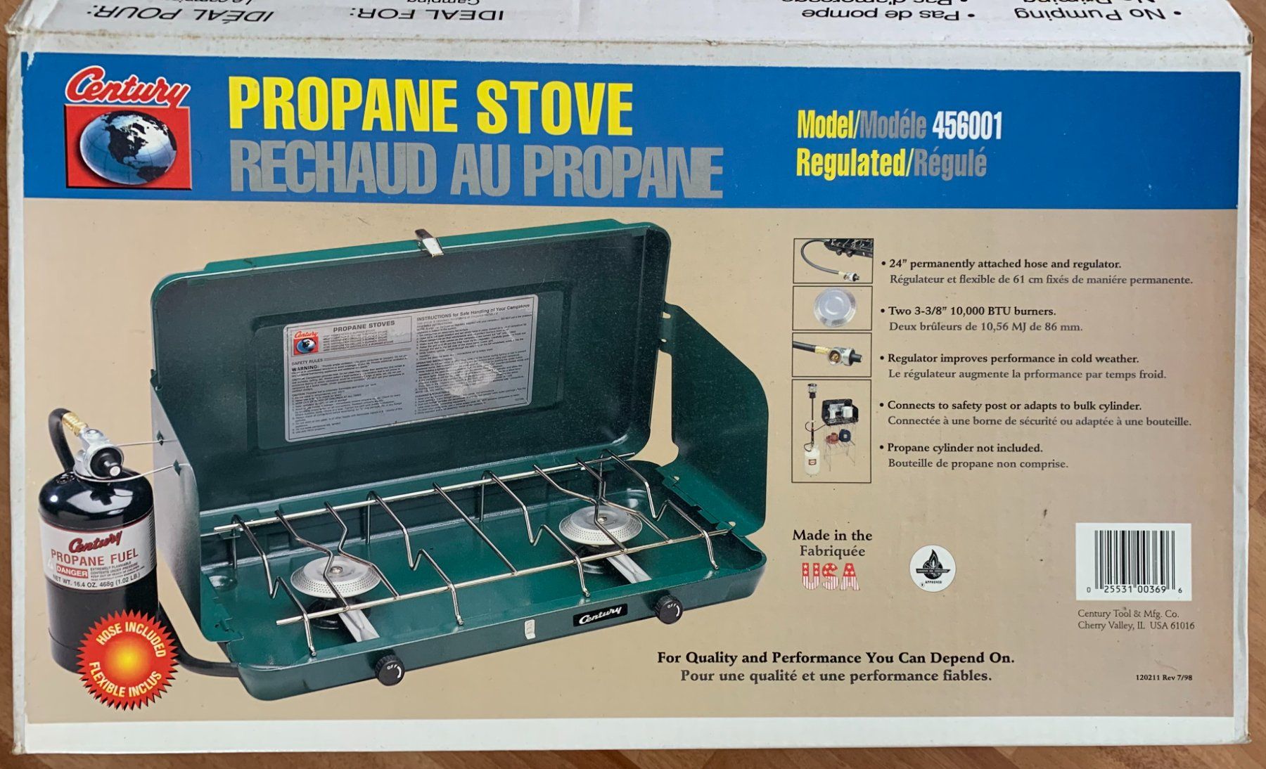 Elettrodomestici da cucina: Amerikanischer Propangas Camping Herd – Usato da Gebenstorf venduto da birken