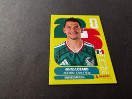 Panini FIFA Fussball WM 2026 Sticker MEX 15 Hirving Lozano