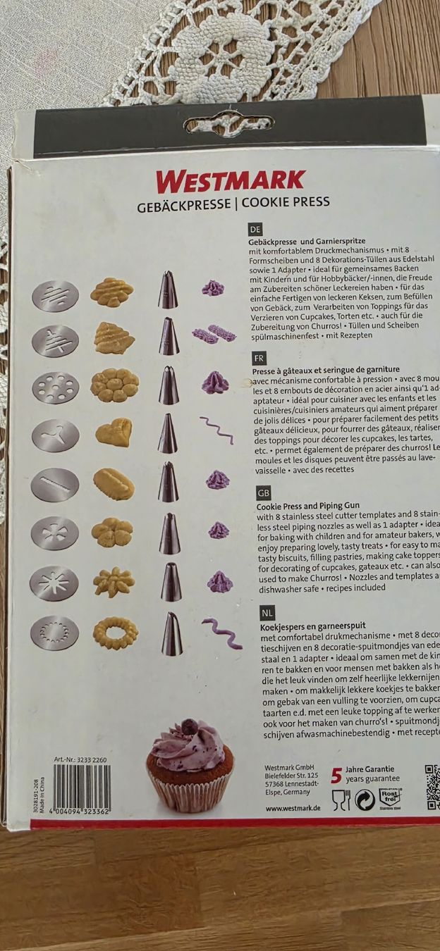 Elettrodomestici da cucina: Gebäckspritze – Nuovo (secondo la descrizione) da Brügg BE venduto da Doris04 1