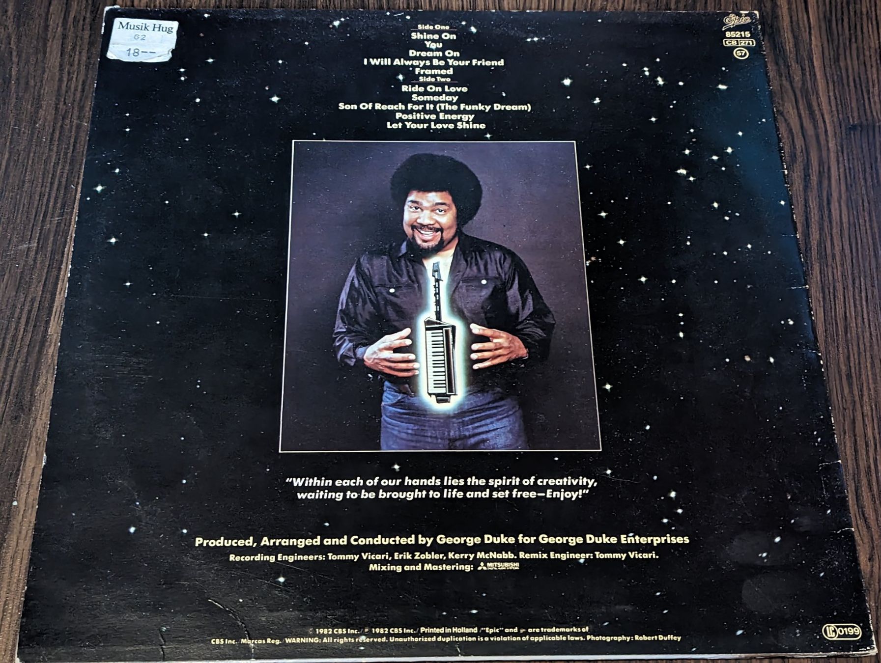 Schallplatten: LP George Duke - Dream On – Gebraucht aus Baden von swiss-alps 1
