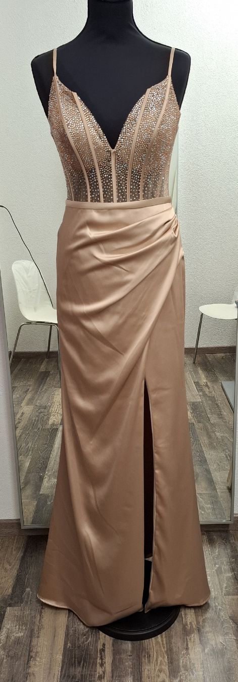 Vestiti: Abendkleid Gold  – Nuovo (secondo la descrizione) da Uster venduto da VMT.