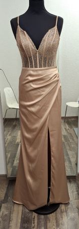 Abendkleid Gold 