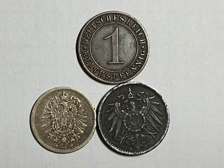 Toutes les monnaies: 3 Deutsches Reich /20 pfennig 1875 Silber .. – D'occasion à Wolfhalden par Wolkar 1