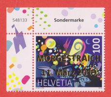 2019 Basler Fasnacht MIT GOLD-ÜBERDRUCK  ** Postfrisch **