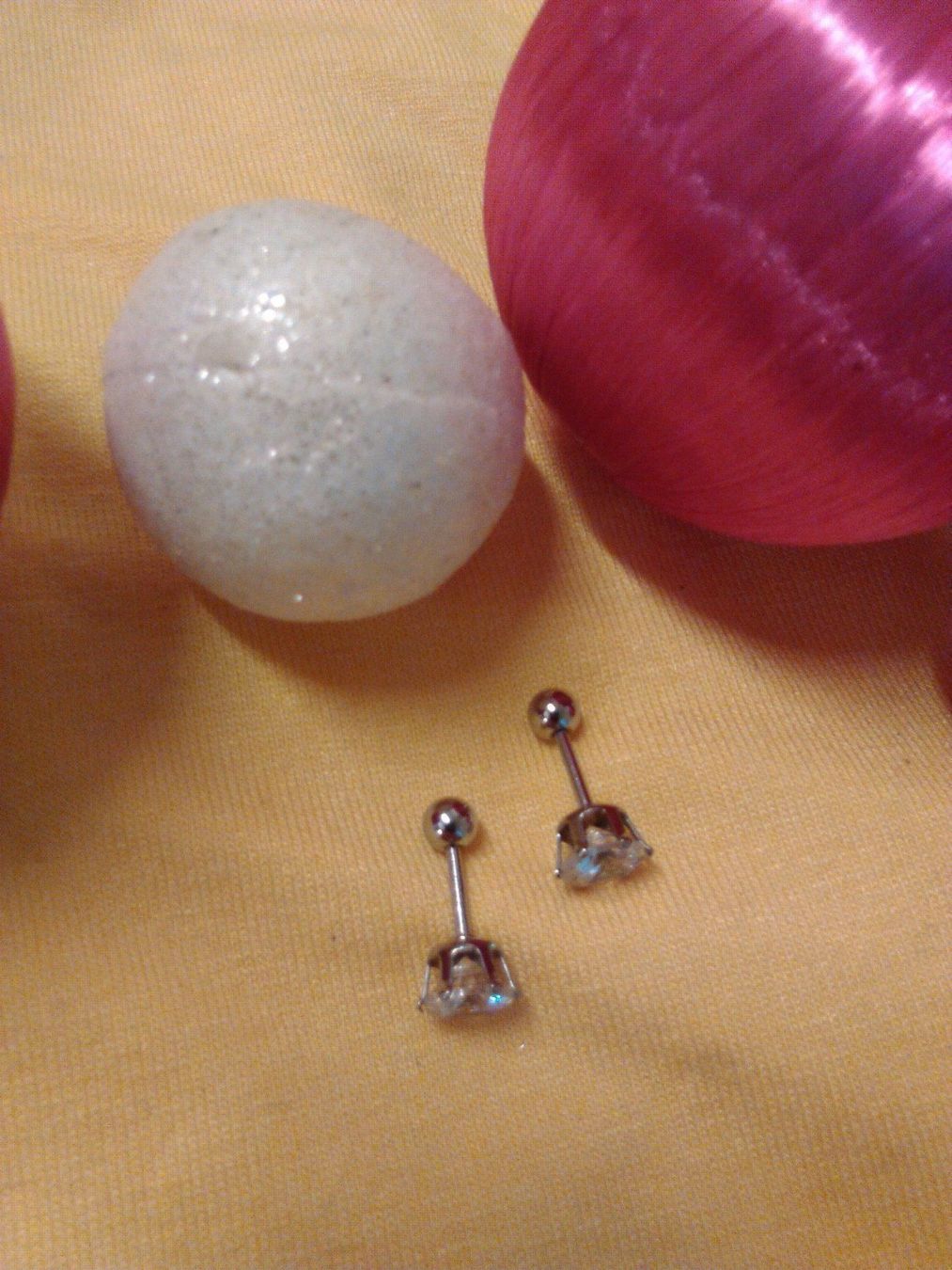 Boucles d'oreille: OHRRINGE EDELSTAHL MIT KRISTALL – Neuf (Voir description) à Basel par bijoutrie_4 3