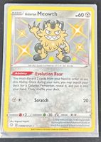 Galarian Meowth SV086/SV122 Englisch Pokémon Shiny