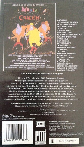 Tutti i VHS: Queen – Live in Budapest VHS – Usato da Remetschwil venduto da Hofiii 1