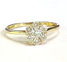 Diamantring Gelbgold, 7 Brillanten, 0.41ct. G/SI, 1.390 CHF
