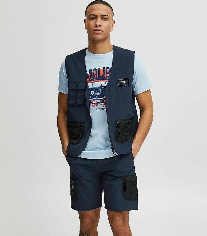 Gilet & Giacche: INDICODE JEANS IDPIET - Weste - navy, Gr. M – Usato da Arbon venduto da my_shopping 2