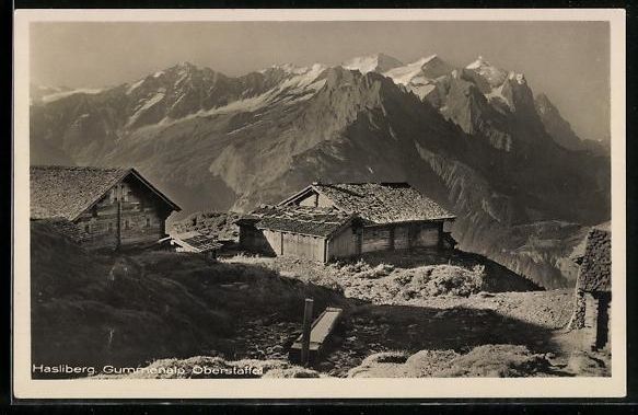 Cartoline postali: AK Hasliberg, Blick zum Berghaus – Usato da Berlin venduto da bartko-reher