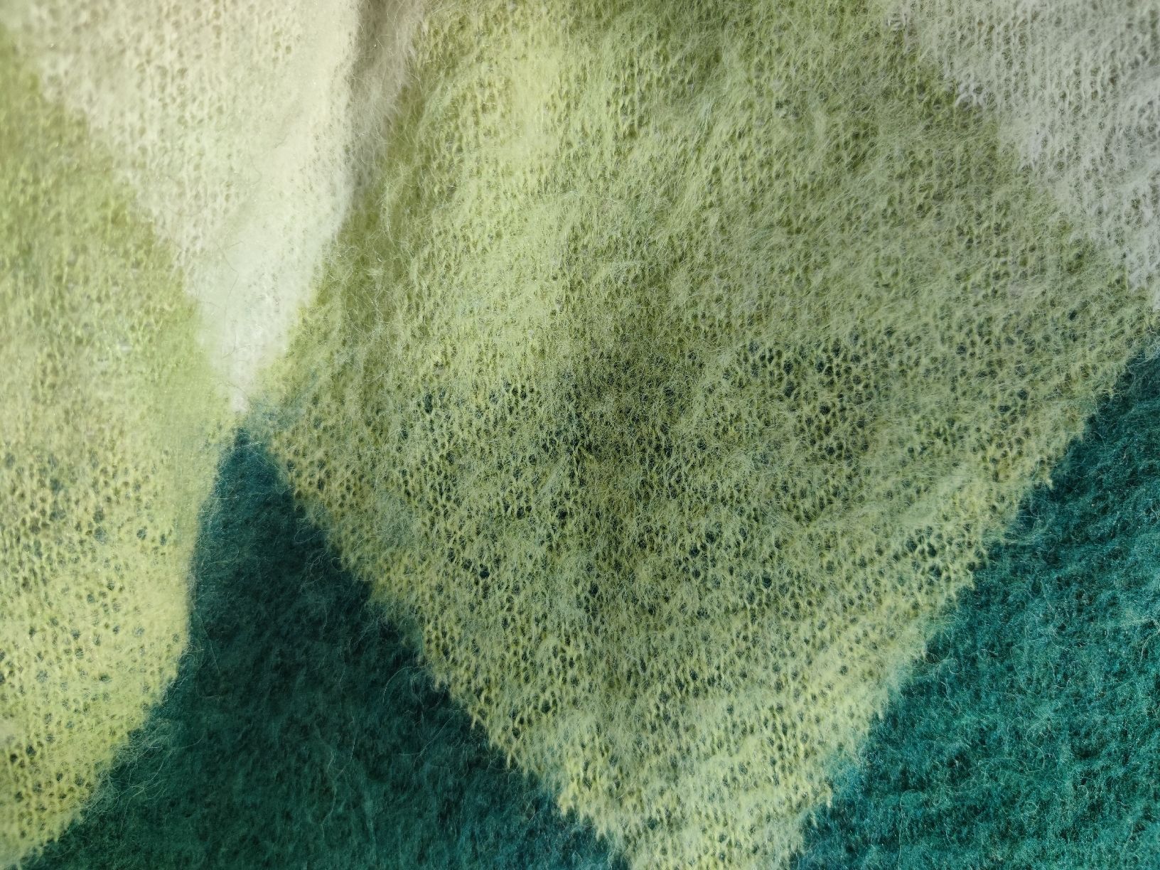 Pullover & Sweatshirts: BLUOLTRE Pullover,Grün/Weiss,Rhombus Muster, Gr.TU – Gebraucht aus Grünen von Coia 4