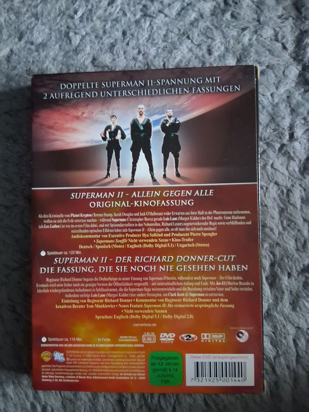 Tutti i DVDs: SUPERMAN II      DVD – Usato da Wetzikon ZH venduto da Ramones01 1