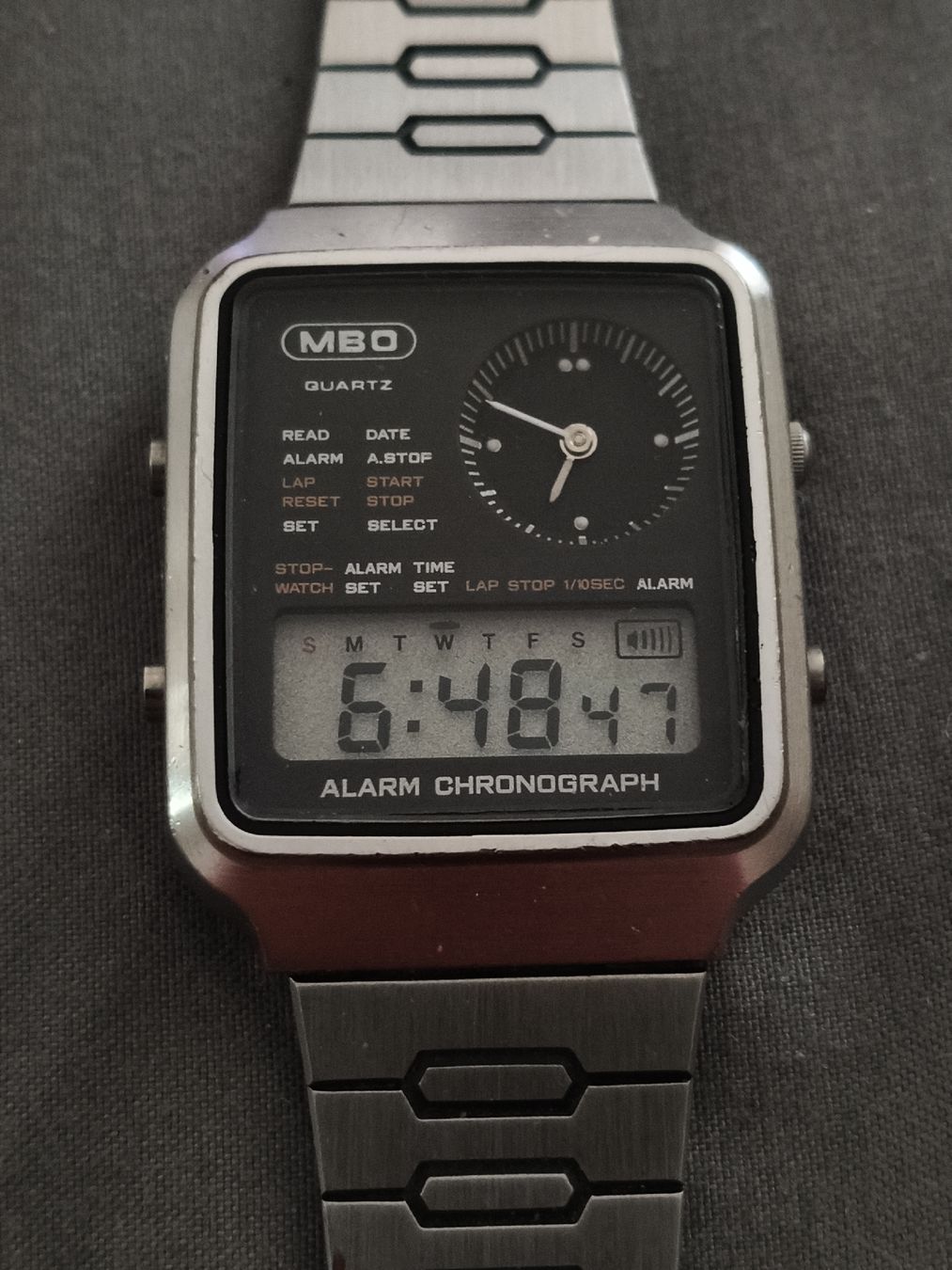 Orologi: MBO TWOTIMER, QUARZUHR, LÄUFT – Usato da Glattbrugg venduto da tarnkappenbomber