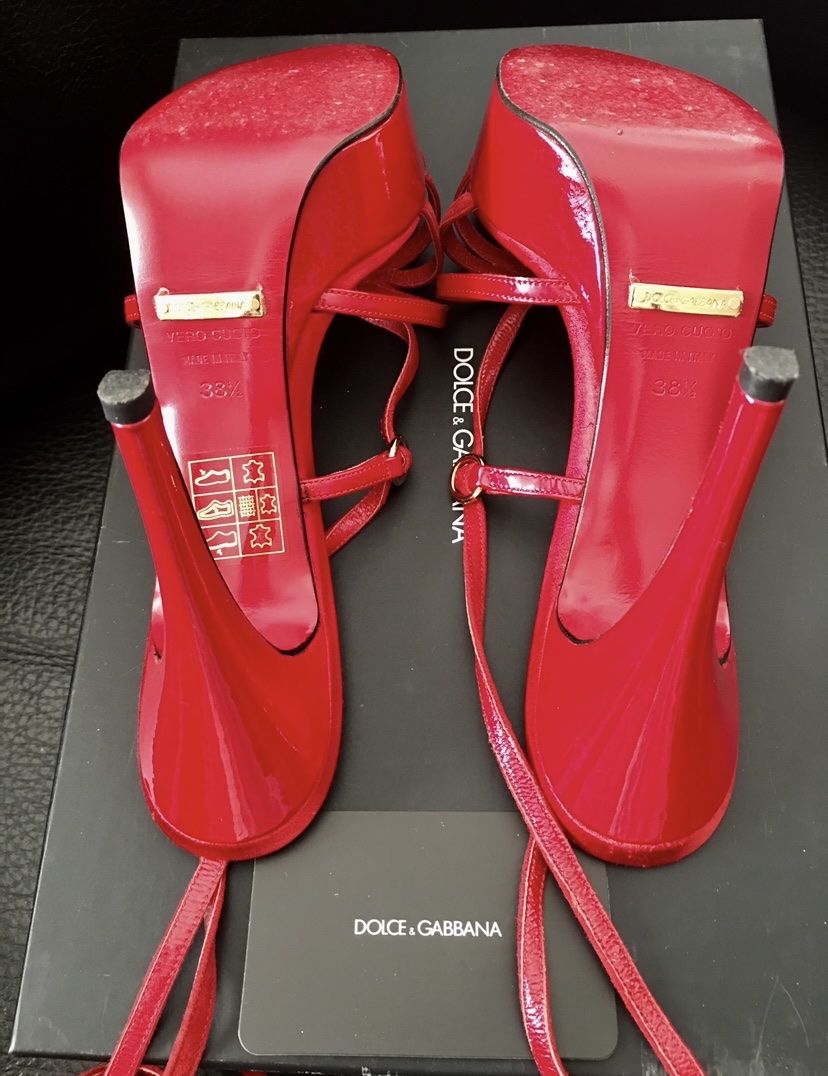 Dolce & Gabbana Damenschuhe: Dolce&Gabbana sandali schiava 38.5 – Neu und originalverpackt aus Mendrisio von SGR85 3