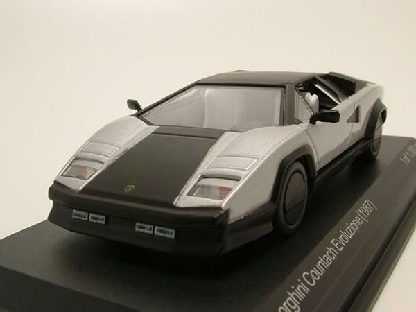 Lamborghini Modellini d'auto: Lamborghini Countach Evoluzione 1987 silber / matt-schwarz – Nuovo e nell'imballaggio originale da Gerlafingen venduto da espero88 7