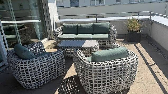 Fauteuils: Lounge Set 4-teilig, grün/grau – D'occasion à Hausen AG par sus_5fgn