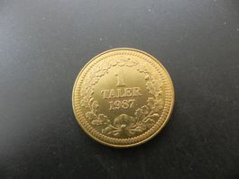 Medaille Zofingen 1 Taler 1987