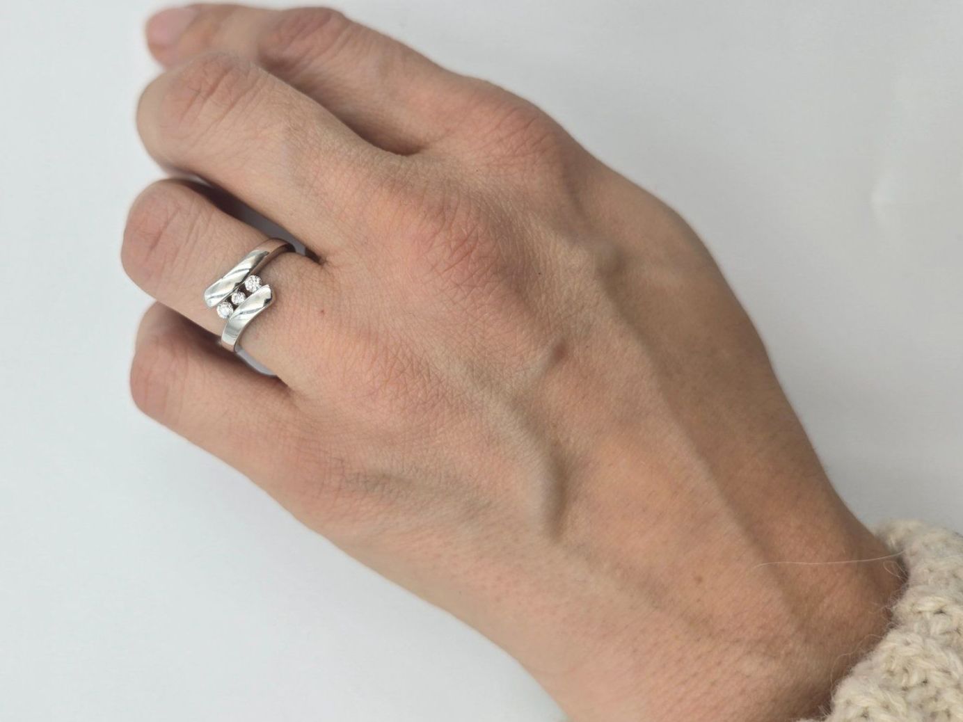 Anelli: Ring Silber 925 Zirkonia Gr. 52 – Nuovo e nell'imballaggio originale da Zug venduto da gold.schmuck 1