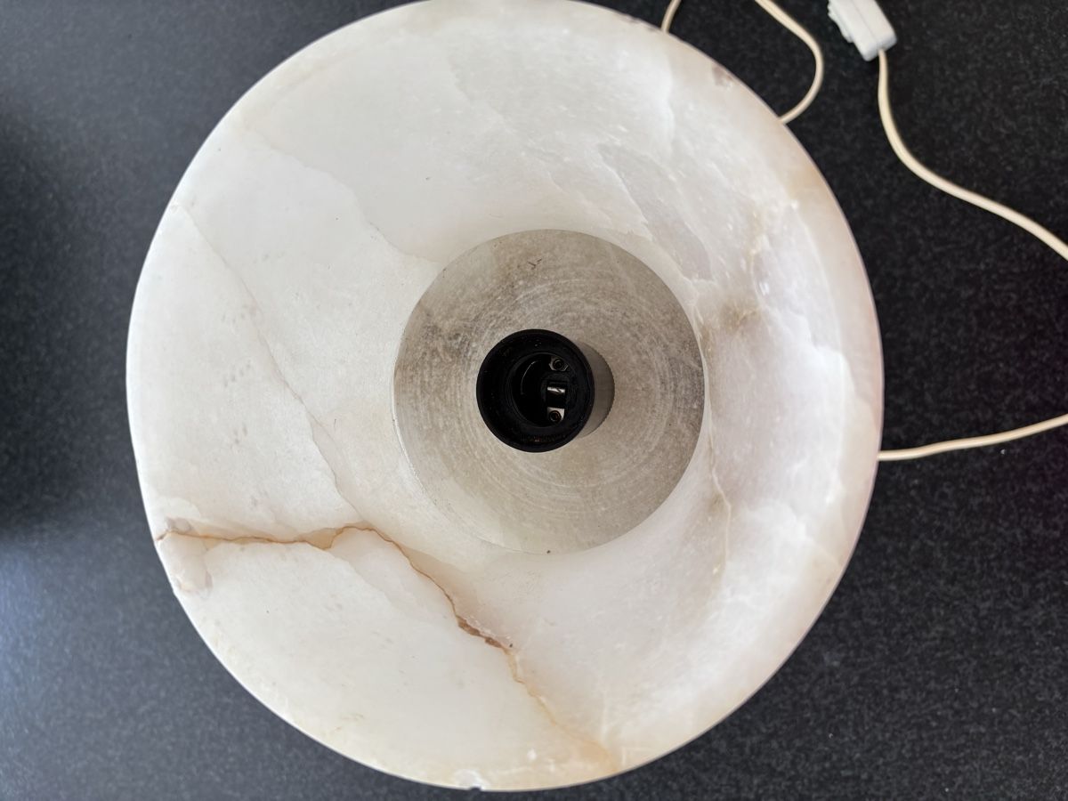 Lampade: Lampe de table en albâtre ancienne  – Usato da Bollion venduto da fran12 4