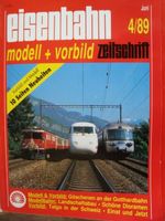 Eisenbahn Zeitschrift modell + vorbild, 4/89 Juni