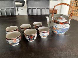 Ancien Set à Thé Royal Peacock Japon