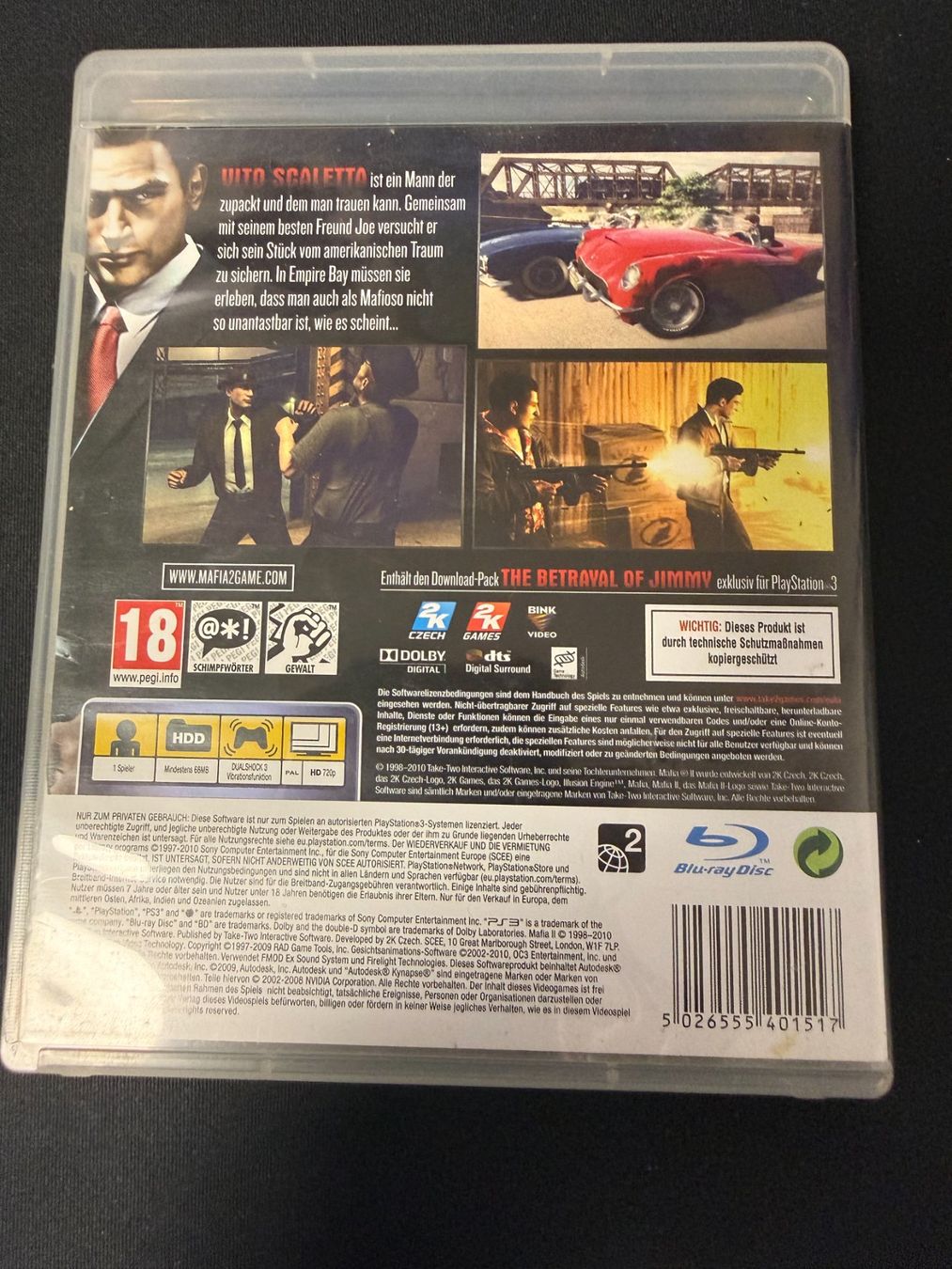 Spiele: Mafia 2 - PS3 – Gebraucht aus Pont-de-la-Morge von Darfal 2