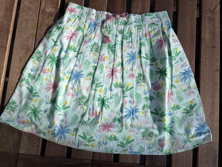 La Redoute Rock Jupe Palmenprint Gr. 134/140neu & OVP!