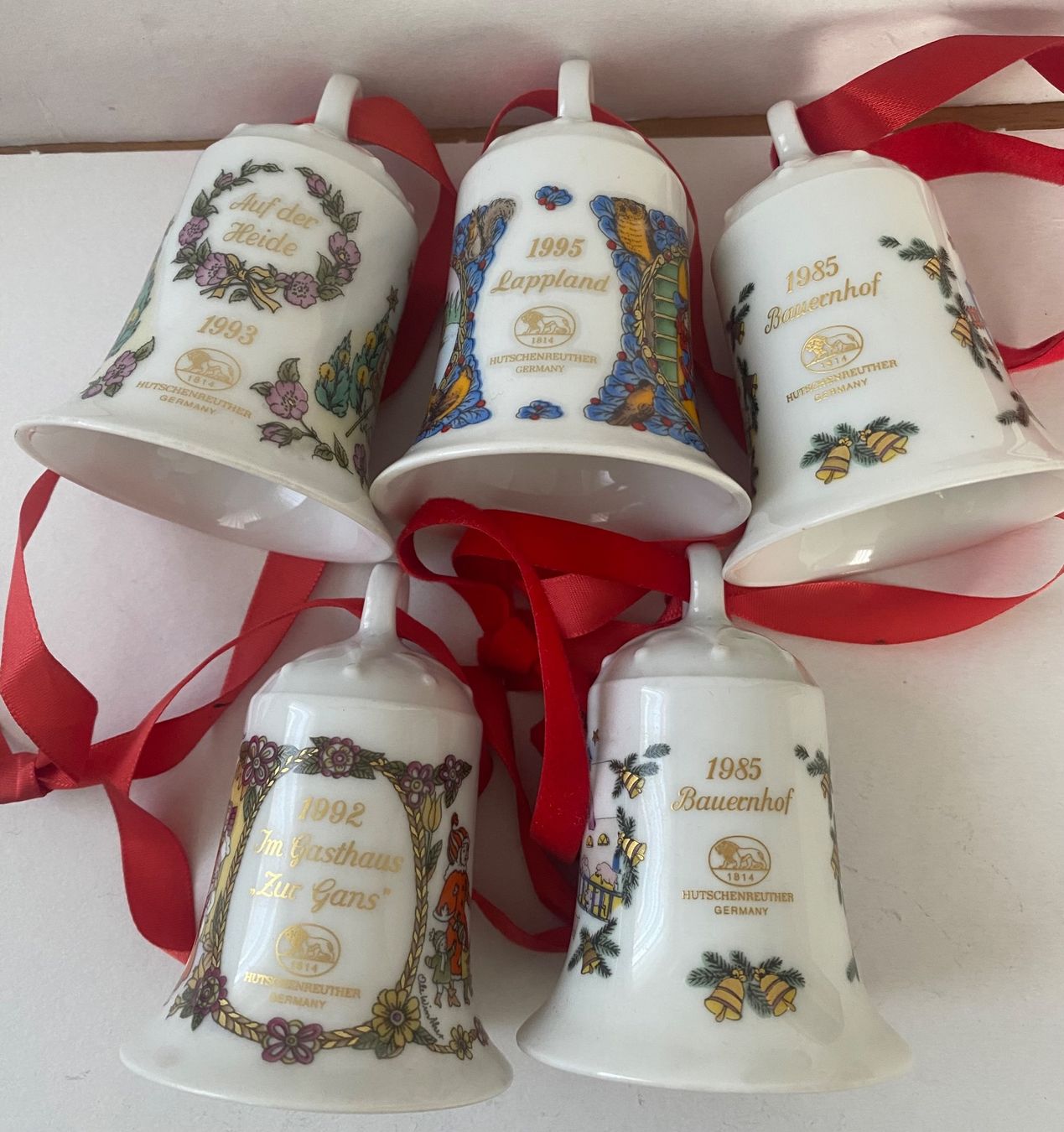 Hutschenreuther Campanacci mucche: 5 Weihnachtsglocken Hutschenreuther – Usato da Oftringen venduto da Wiggiwave 6