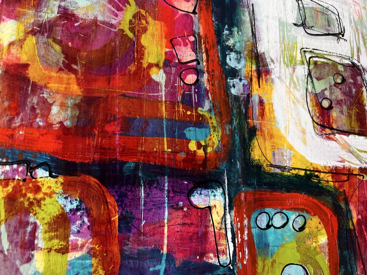 Dipinti: Einzigartiges abstraktes Gemälde, 50x70cm – Nuovo e nell'imballaggio originale da Kreuzlingen venduto da eszanza 6