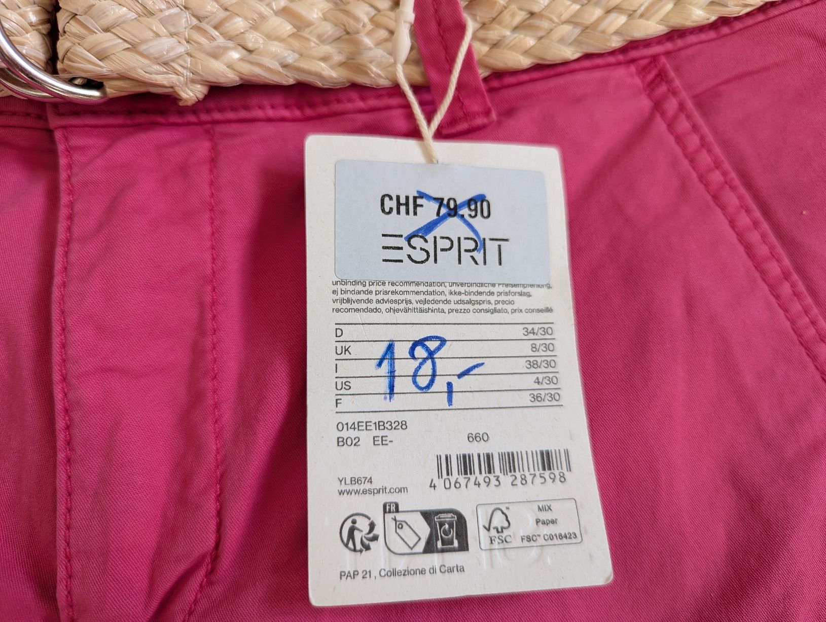 Esprit Pantaloni: pantalon esprit 36 – Nuovo e nell'imballaggio originale da Montreux venduto da dem_gyt9 2