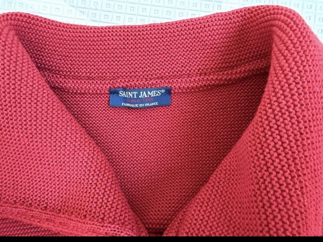 Saint James Giacche: Saint James Strickjacke, ein Klassiker un rot – Usato da Zürich venduto da imelisa 3