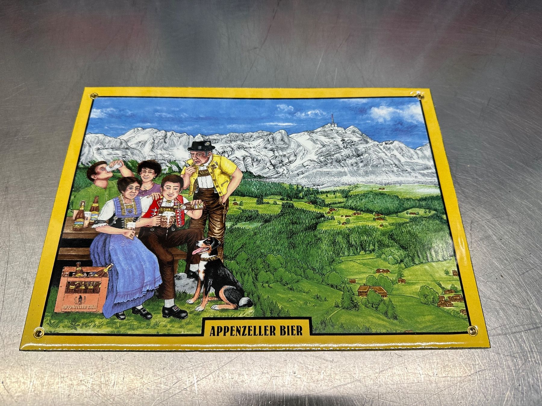 Insegne: Emailschild Appenzeller Bier Blech – Nuovo (secondo la descrizione) da Schwende venduto da weesli
