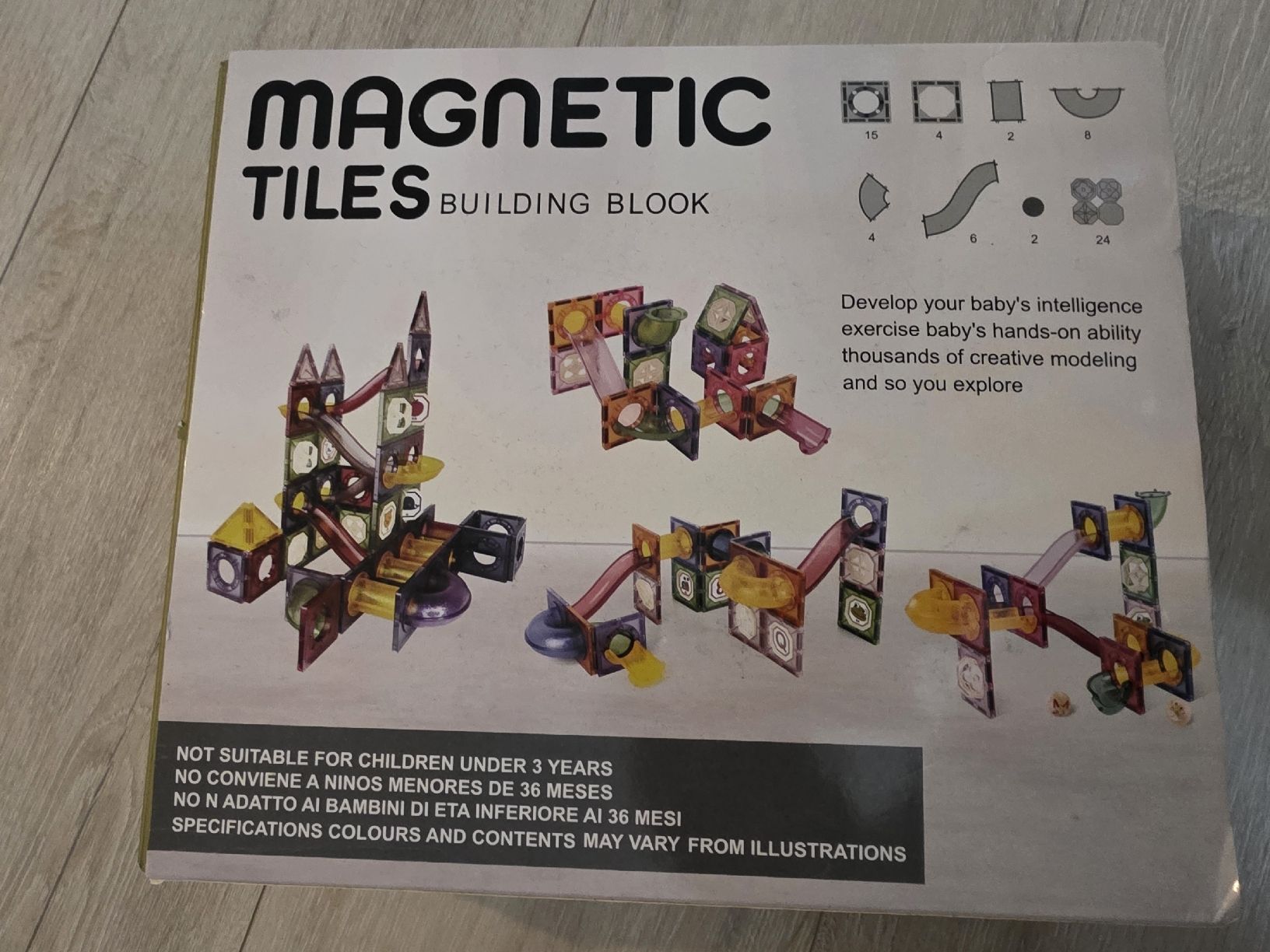 Baukästen: Magnetic Tiles Kugelbahn  – Gebraucht aus Wigoltingen von Zuckerfee84 1