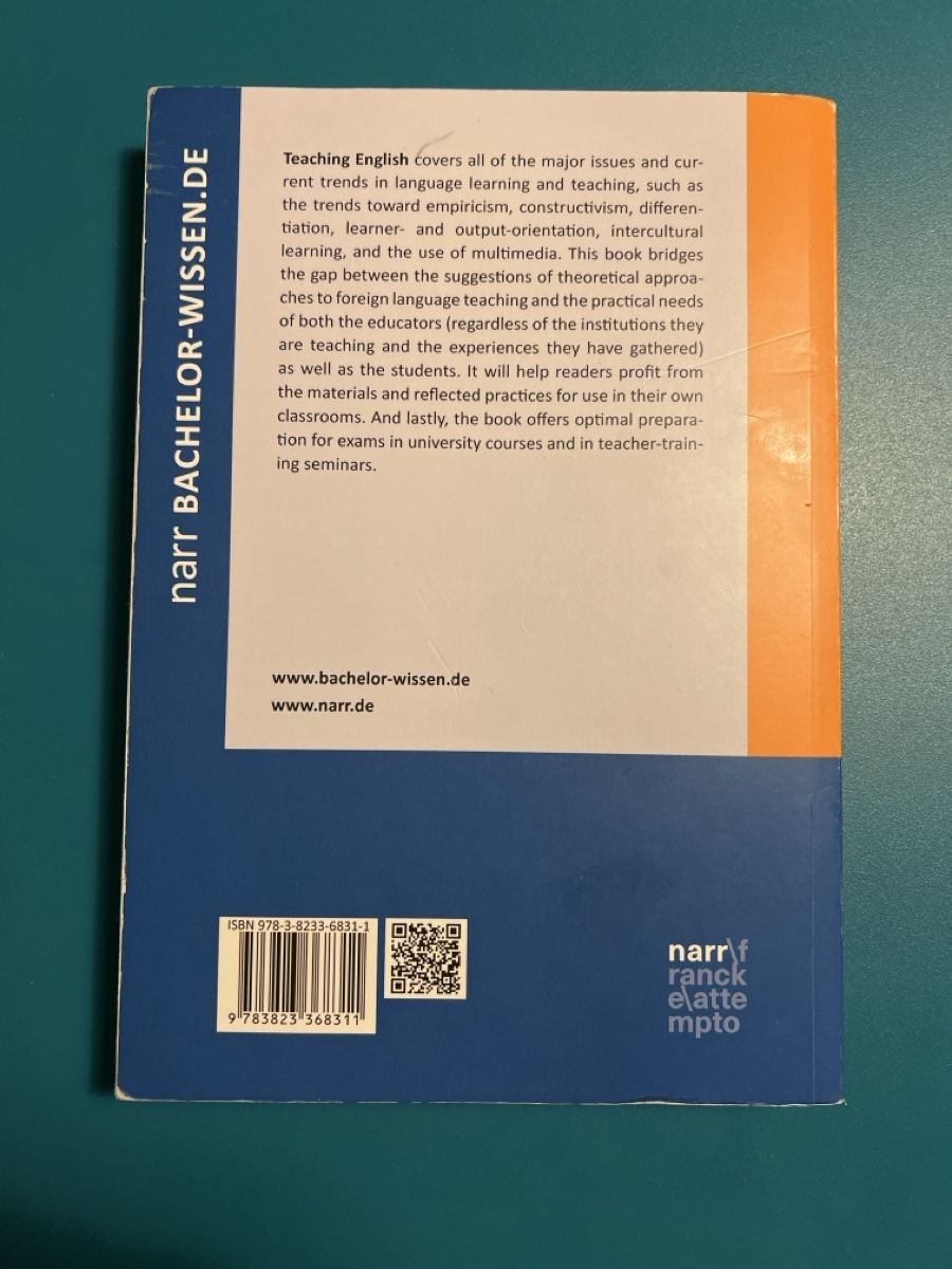 Libri: Teaching English – Usato da Adliswil venduto da cheddarson 1