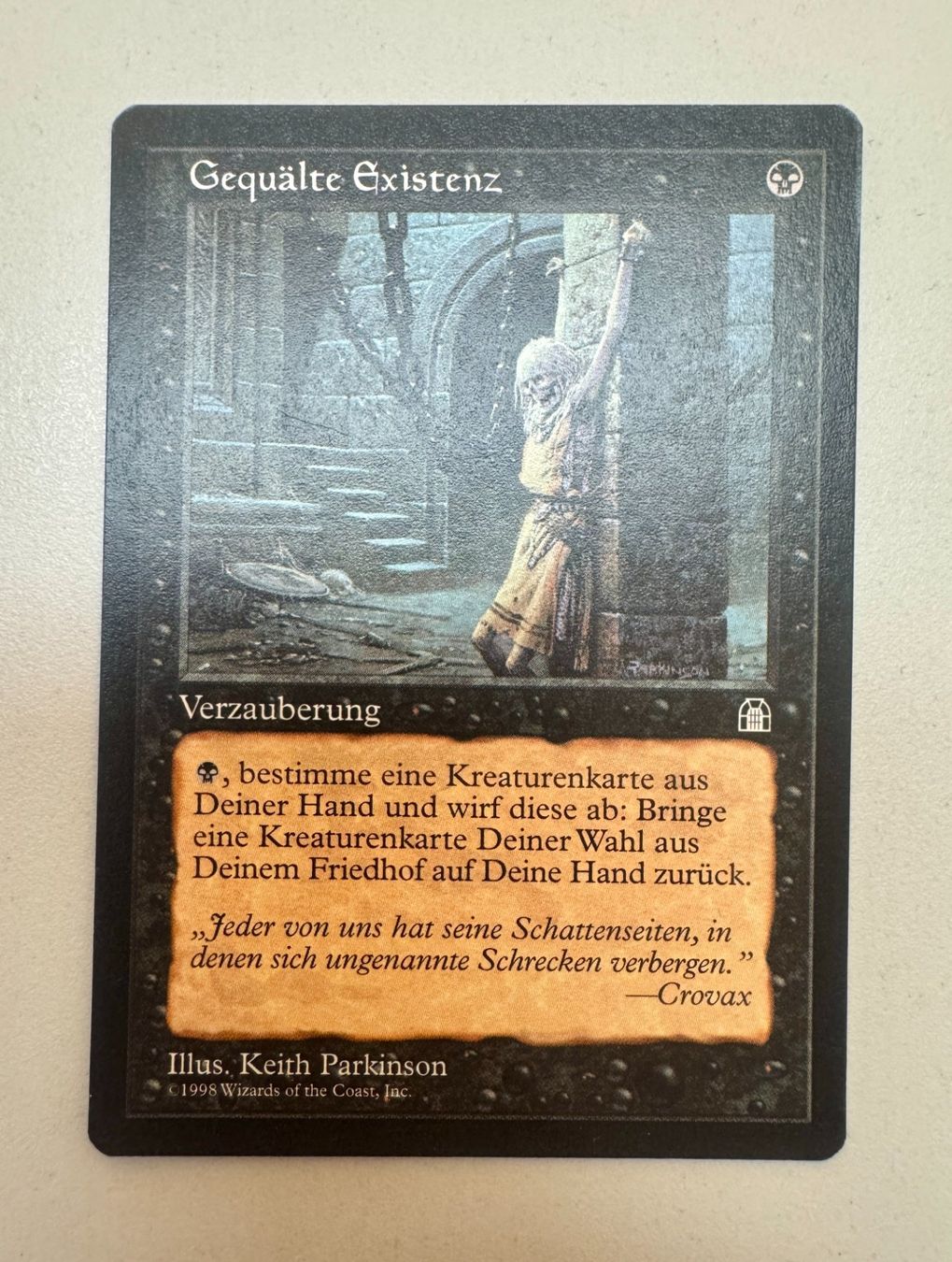 Magic The Gathering Carte collezionabili: Tortured Existence Stronghold Deutsch – Usato da Rechthalten venduto da hosme_be