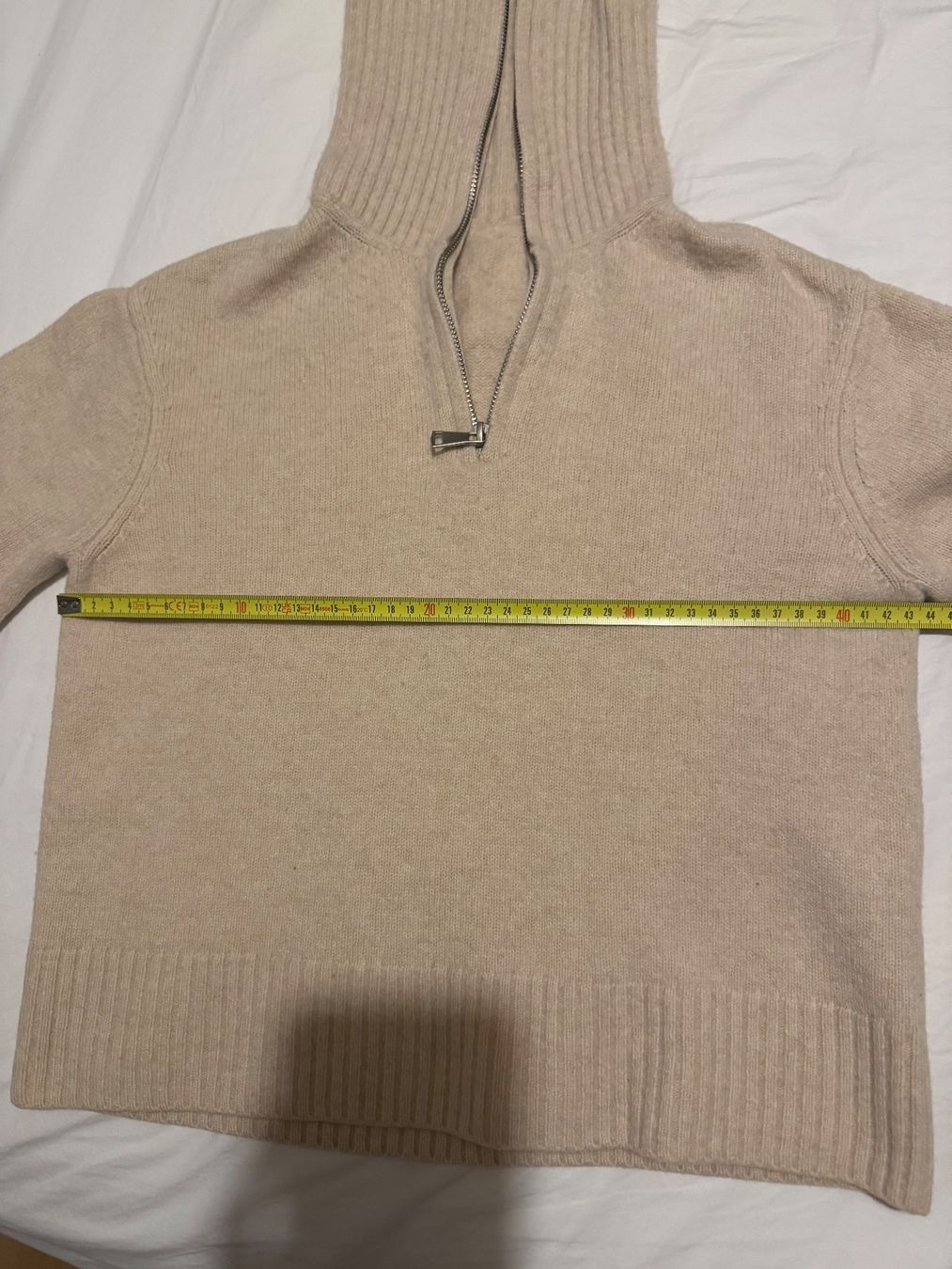 Pulls & Sweat-shirts: Pullover beige zipper neck size M good condition – D'occasion à Dübendorf par zhe_69pd 3