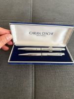 Montblanc Kugelschreiber + Caran d'Ache Bleistift Set Silber