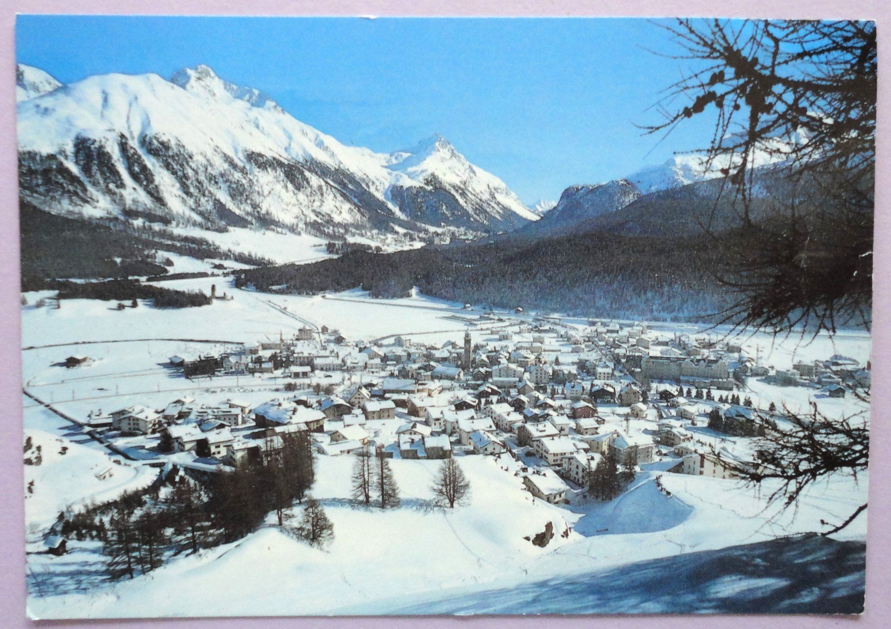 Ansichtskarten: Celerina, 1750 m ü.M. – Defekt aus Fétigny von Billy2miny