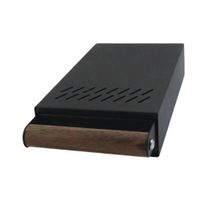 Barista Abschlagbehälter Kaffeesatz Schublade schwarz/Holz