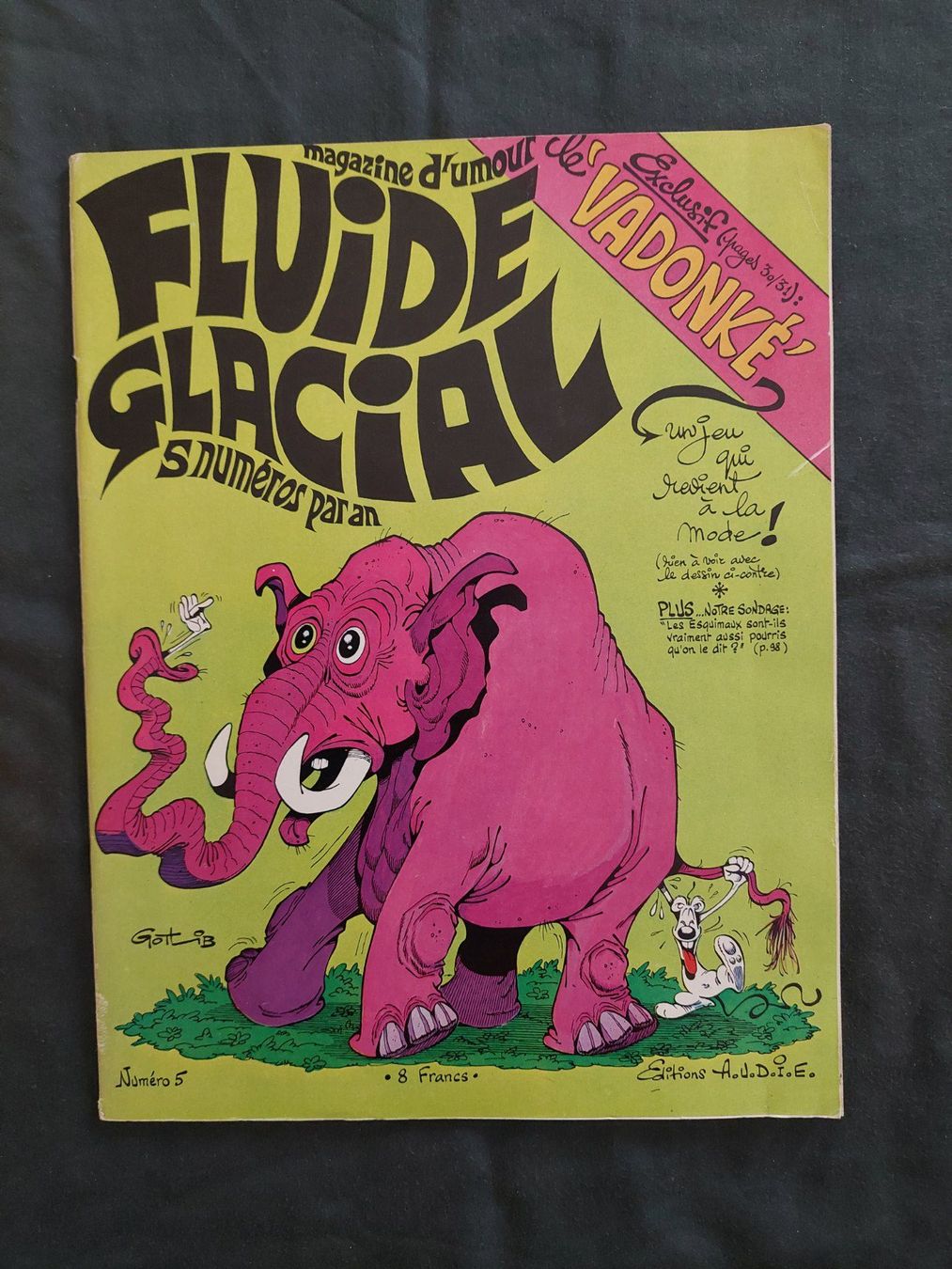 Fumetti: Fluide Glacial No 5 EO 1976 BE+ – Usato da Genève venduto da Blu_BD