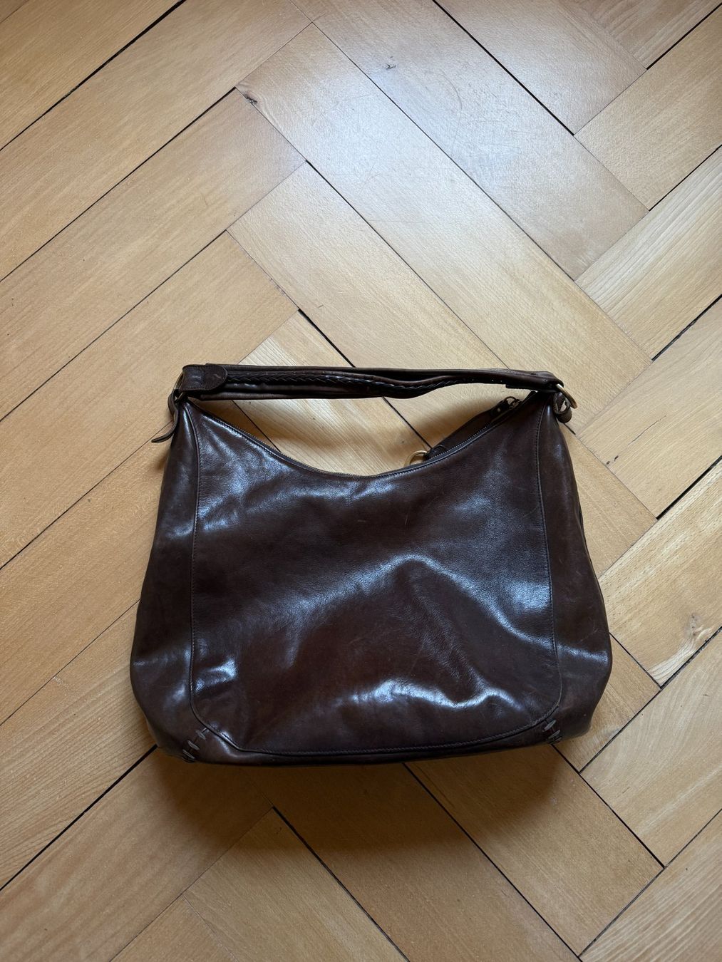 Borse da donna: IL BISONTE - Leder Handtasche dunkelbraun – Usato da Zürich venduto da Diazaio 3