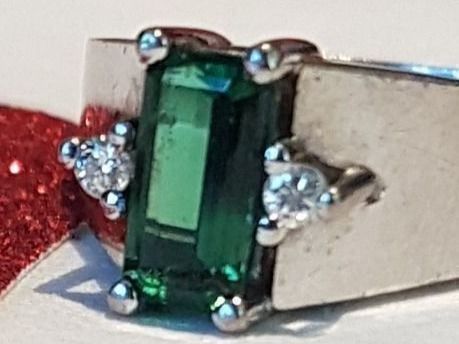Anelli: Traumhafter Brillantring mit 1 Turmalin – Nuovo (secondo la descrizione) da Unterägeri venduto da Altgoldschmuck 6