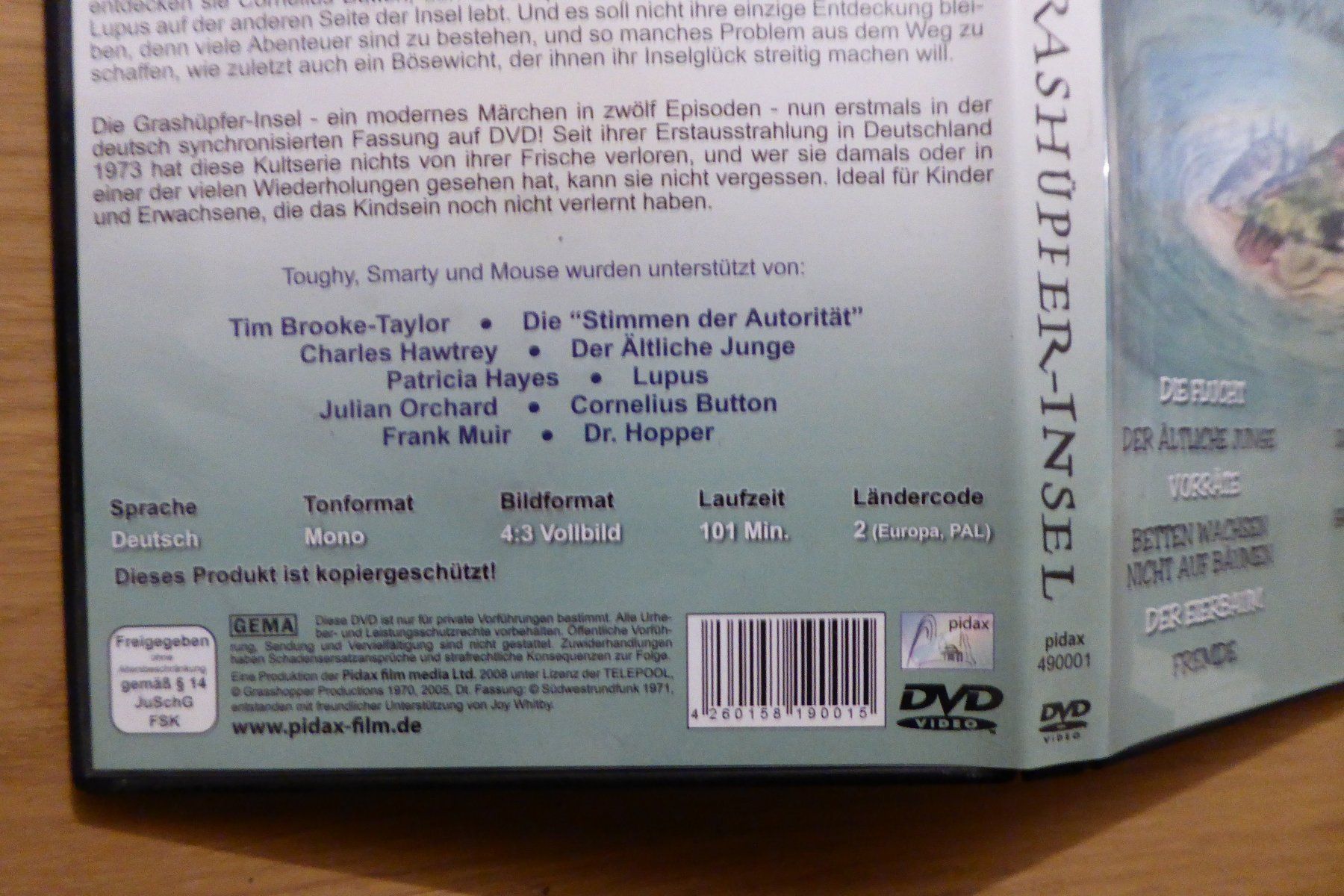 Tutti i DVDs: DVD Die Grashüpfer Insel Joy Whitby – Usato da Allschwil venduto da Summelsarium 2
