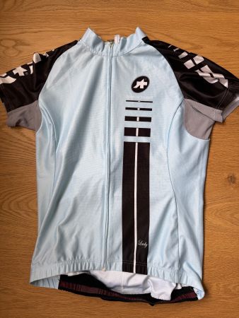 Rennradshirt Assos Damen Gr. L - hellblau