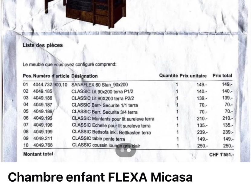 Flexa Lits: Lit hauteur FLEXA Micasa – D'occasion à Longirod par abi_q5dr 7