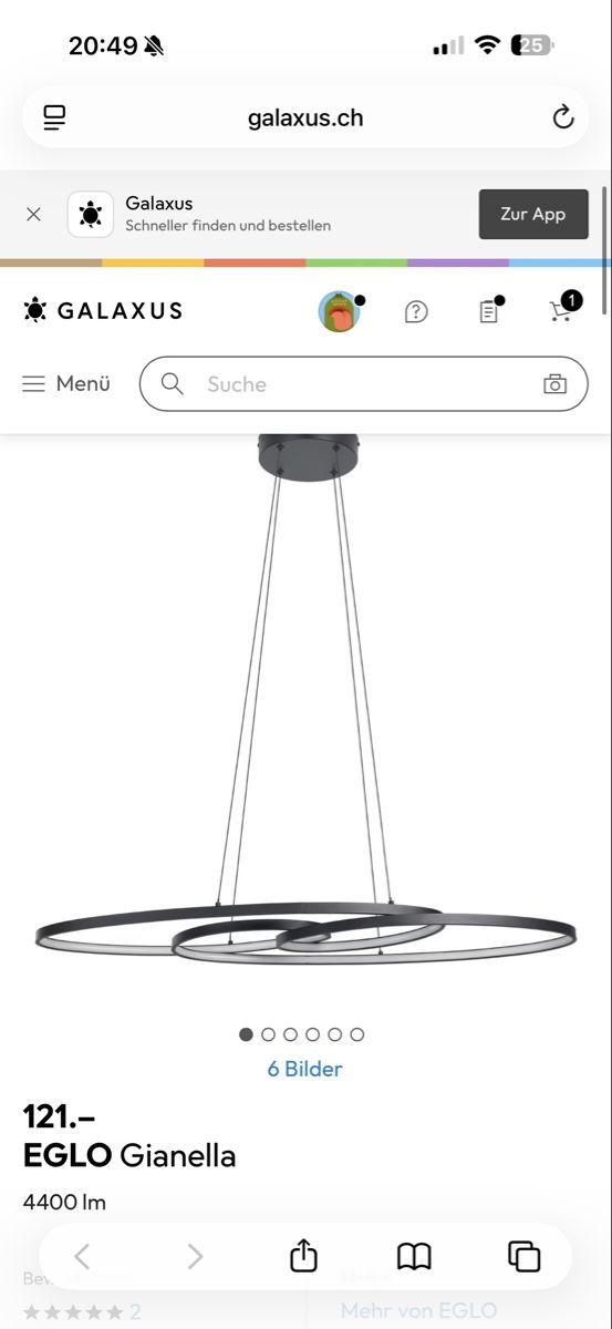 Eglo Lampadari & plafoniere: Eglo Gianella Hängelampe – Usato da Niederrohrdorf venduto da cmxfr 2